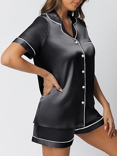 LILLUSORY Silk Satin Pajama Set